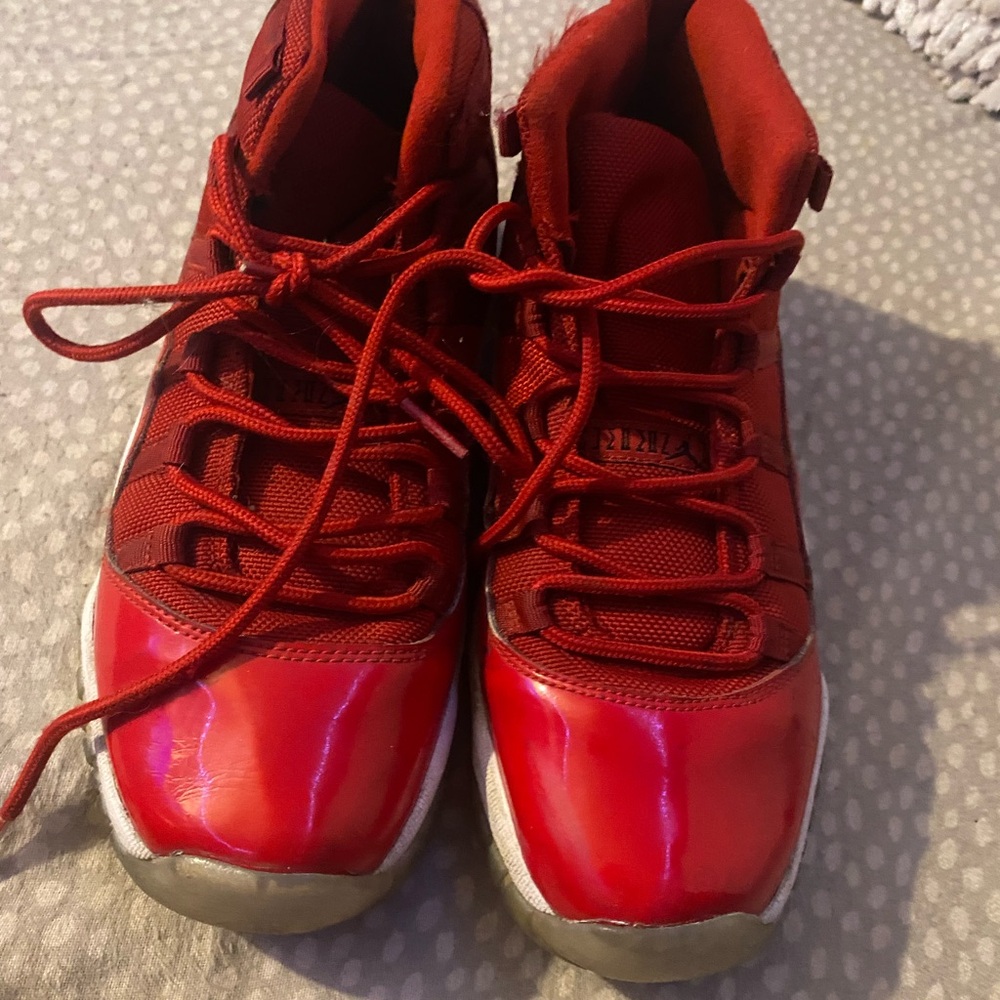 Jordan Red Basketball Sneakers